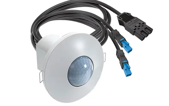 ESYLUX EP10424663 DALI-2 Präsenzmelder PD-C 360°, 8 m, Duo, WAGO WINSTA CodeA/I | weiß