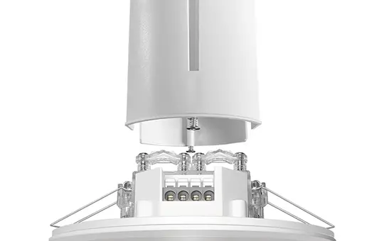 ESYLUX EP10423215 DALI-2 Präsenzmelder PD-FLAT L 360°, 8 m, BMS, Unterputz