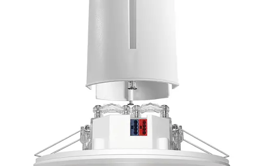 ESYLUX EP10423239 KNX Präsenzmelder PD-FLAT L 360°, 8 m, Unterputz