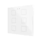 ZENNIO ZVIFR6W KNX-Tastsensor Flat RGB 6-fach | weiß