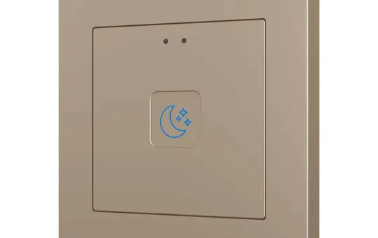 ZENNIO ZVITR55X1 KNX-Tastsensor Tecla 55 RGB 1-fach | custom