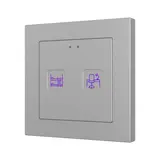 ZENNIO ZVITR55X2 KNX-Tastsensor Tecla 55 RGB 2-fach | custom