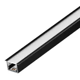 BARTHELME 62378191 Aluminiumprofil BARdolino Midi T schwarz | 1 m