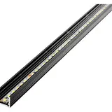 BARTHELME 62399201_9005 Aluminiumprofil BARdolino flach | tiefschwarz | 1 m