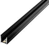 BARTHELME 62399101_9005 Aluminiumprofil BARdolino hoch | tiefschwarz | 1 m