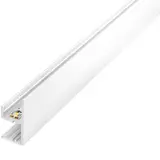 BARTHELME 62399531_9010 Aluminiumprofil BARdolino Muro reinweiß | 1 m