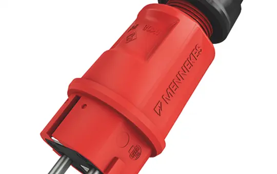 MENNEKES 152062 SCHUKO-Stecker IP54 16 A, 2-polig+PE, 230 V | rot