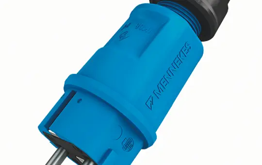 MENNEKES 152092 SCHUKO-Stecker IP54 16 A, 2-polig+PE, 230 V | blau