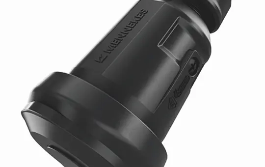 MENNEKES 158071 SCHUKO-Kupplung IP54 16 A, 2-polig+PE, 230 V | schwarz