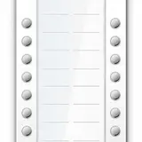 TCS ASA130222-0019 Audio Außenstation AP PRO PES 22 Tasten, 2 Spalte | weiß