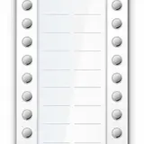 TCS ASA130224-0019 Audio Außenstation AP PRO PES 24 Tasten, 2 Spalte | weiß