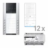 TCS PAAF122/008 Audio-Set Außenstation AP PRO ASA 12 WE, 12 Tasten, 12 Freispr. ISW6031