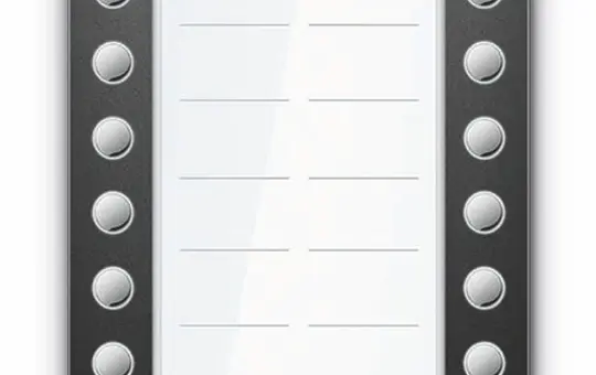 TCS AEA520216-0017 Audio Klingeltastenerweiterung AP PET PRO 16 Tasten | anthrazit | 190 mm