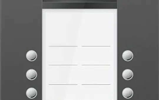 TCS ASU600212-0017 Audio-Außenstation UP PRO PES 12 Tasten, 1 Spalte | anthrazit