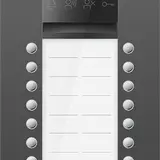 TCS ASU600216-0017 Audio-Außenstation UP PRO PES 16 Tasten, 1 Spalte | anthrazit