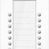 TCS ASU600220-0019 Audio-Außenstation UP PRO PES 20 Tasten, 1 Spalte | weiß