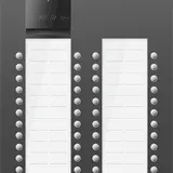 TCS ASU600444-0017 Audio-Außenstation UP PRO PES 44 Tasten, 2 Spalten | anthrazit