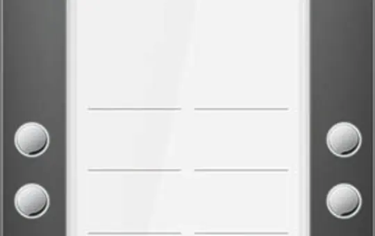 TCS AVA620212-0017 Video Außenstation AP PRO PES 12 Tasten, 2 Spalte | anthrazit