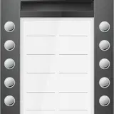 TCS AVA620216-0017 Video Außenstation AP PRO PES 16 Tasten, 2 Spalte | anthrazit