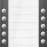 TCS AVA630220-0017 Video Außenstation AP PRO PES 20 Tasten, 2 Spalte | anthrazit