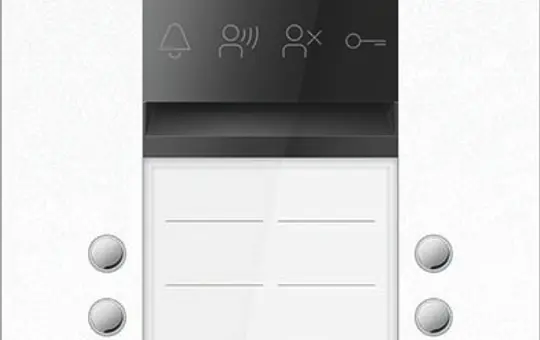 TCS AVU400206-0019 IP Video Außenstation UP PRO PES 6 Tasten, 1 Spalte | weiß