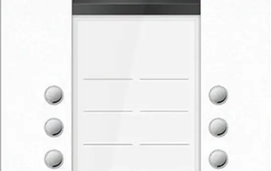 TCS AVU400212-0019 IP Video Außenstation UP PRO PES 12 Tasten, 1 Spalte | weiß