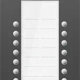 TCS AVU400220-0017 IP Video Außenstation UP PRO PES 20 Tasten, 1 Spalte | anthrazit