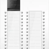 TCS AVU400448-0019 IP Video Außenstation UP PRO PES 48 Tasten, 2 Spalten | weiß
