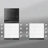 TCS AVU600416-0030 Video Außenstation UP PRO PES 16 Tasten, 2 Spalten | edelstahl