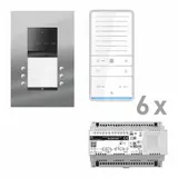 TCS PAUF062/006 Audio-Set Außenstation PES PRO 6 WE, 6 Tasten, 6 Freispr. ISW6031