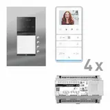 TCS PVUF041/001 Video-Set Außenstation UP PES PRO TCS:BUS 4 WE, 4 Tasten, 4 Freispr. IVW6511