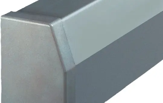 HAGER RK1107030 Zubehör für Kabelrangierkanal RK Abdeckprofil | steingrau | 110x80 mm