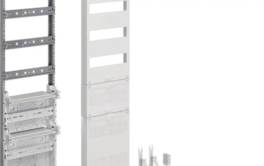 HAGER ZU37VT4APZ2 Verteilerfeld universZ VT 4-reihig, 1-feld., 300mm APZ unten u. 1x RFZ | 1050 mm