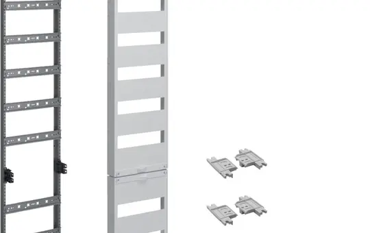 HAGER ZU59RK Verteilerfeld universZ 1-feldig, 9-reihig, ohne QC-Klemmen, inkl. U84T | 1350 mm