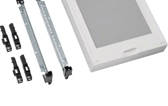 HAGER UD21F2 Baustein universN leer, mit Klarsichtscheibe | 300x250 mm