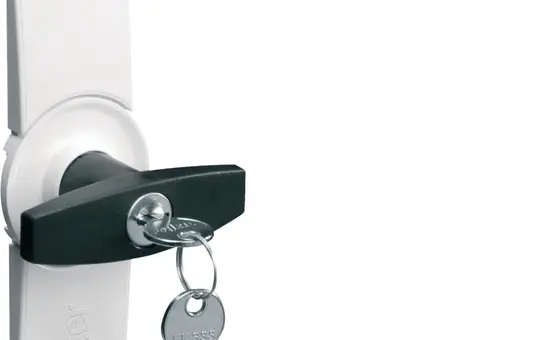 HAGER FZ531N Schließung Knebelgriff, Schließ-Nr. 1333, 2 Schl., IP44/IP54