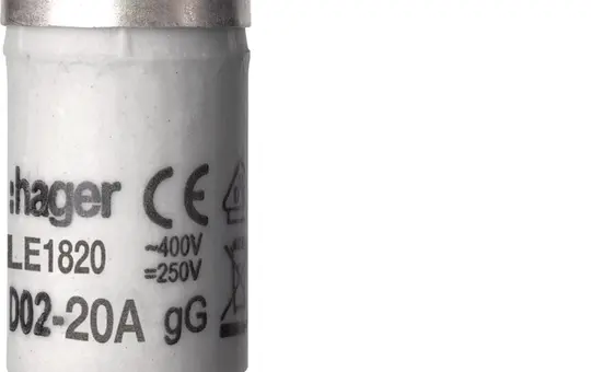 HAGER LE1820 Sicherungseinsatz D02 D02, 20 A