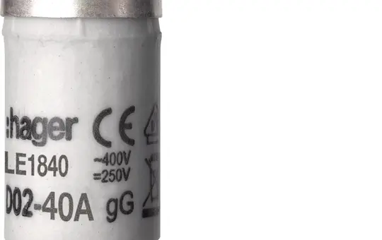 HAGER LE1840 Sicherungseinsatz D02 D02, 40 A