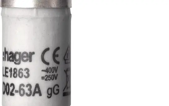 HAGER LE1863 Sicherungseinsatz D02 D02, 63 A