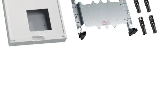 HAGER UK21LH1 Baustein universN f. Trenn-/Leistungsschalter für Leistungsschalter H3+ P250 | 300x250 mm