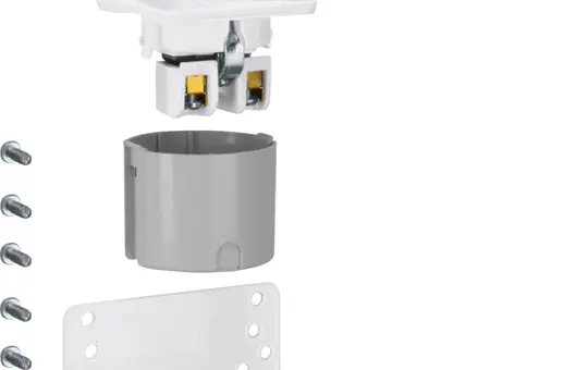 HAGER VZ00APZ SCHUKO-Steckdose REG 1-fach, Haltewinkel, APZ, Euroadapter