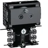 HAGER SL200809509011 Geräteträger-Technikteil Satelliten-Stichleitungsdose | schwarz | 20x80 mm