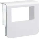 HAGER SL200559329016 tehalit Geräteträgeroberteil Standard | verkehrsweiß | 20x55 mm