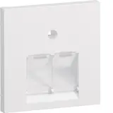 HAGER GZUAE2A9016 Zentralscheibe UAE 2-fach | verkehrsweiß