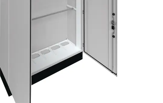 HAGER FR26G2 Standschrank IP55 SKI T=400 mm 200 mm Sockel 6 Felder | 1850 mm