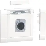 HAGER GMSET079016 tehalit Multimedia-Anschlussset XLR, frontrastend | verkehrsweiß