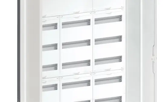 HAGER FWU73N Feldverteiler IP30 mit Abdeckung 3 Felder | 1100 mm