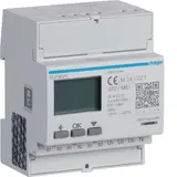 HAGER ECP302C Energiezähler 3-phasig für Wandlerverhältnis 1 A/5 A, 4M, SO, MID