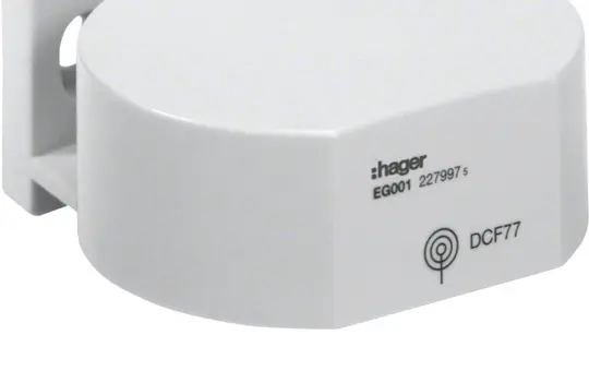 HAGER EG001 Funkempfänger DCF77 für Schaltuhren Standard