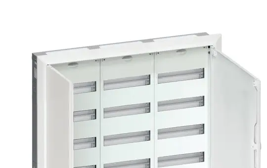 HAGER FWU43A Feldverteiler IP30 ohne PE/N-Klemmen 3 Felder | 650 mm